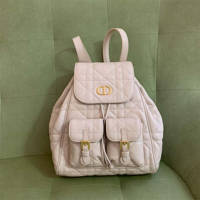9a+ quality dior caro medium quilted backpack